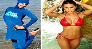 Bikini contra burkini: más machismo, más / Bitacora online - www.bitacora.com.uy